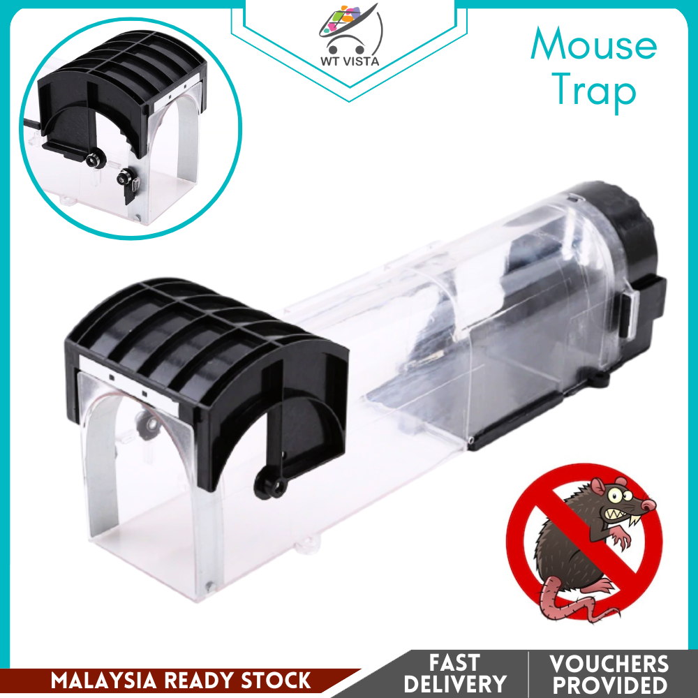 Mouse Trap Rat Killer Trap Automatic Lock Catch Bait Reusable Trap