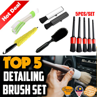 15 PCS Car Detailing Brush Set,Car Interior Cleaning Kit Includes
