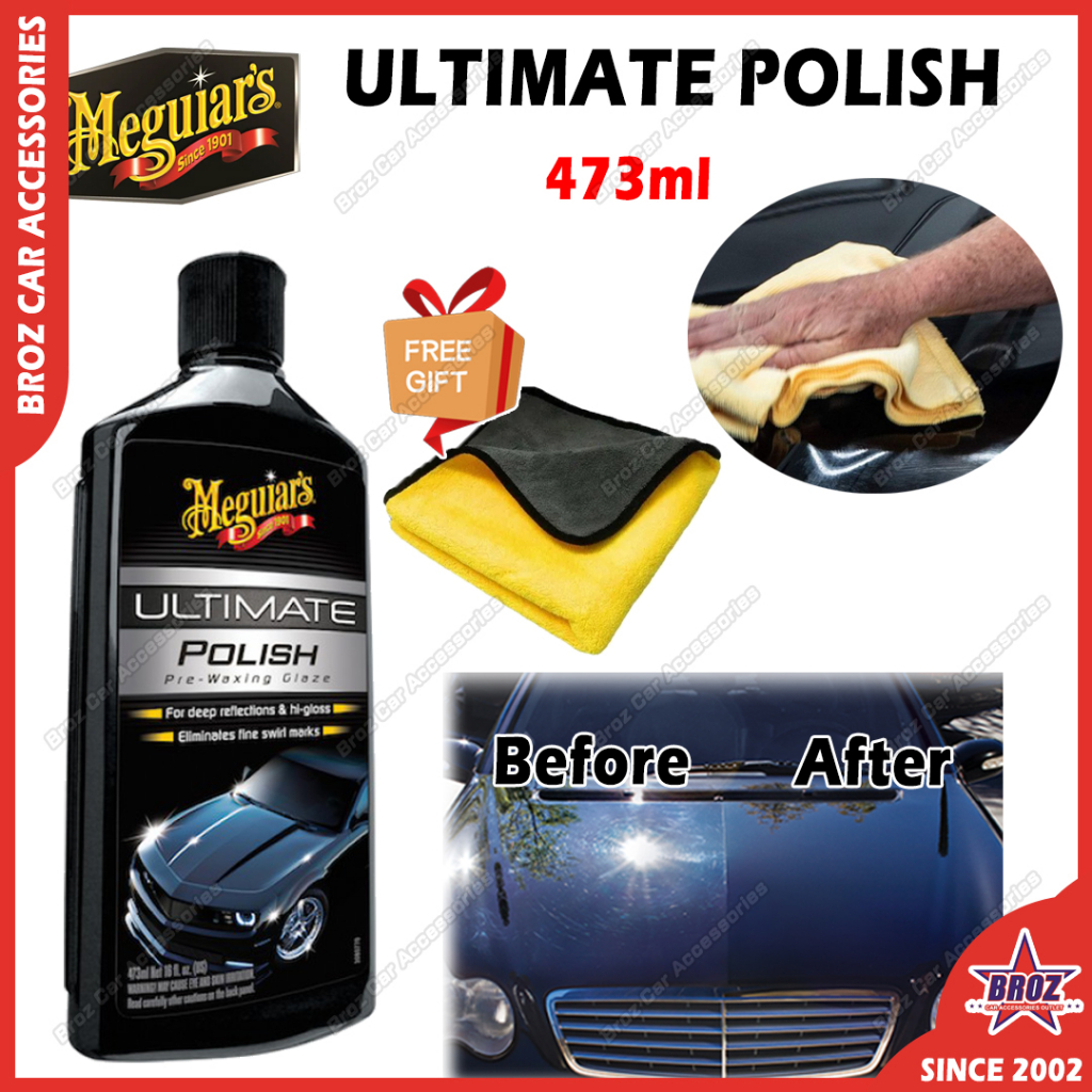 Meguiar's G19216 Ultimate Polish Car Polish Car Polisher 16 oz 473ml ...