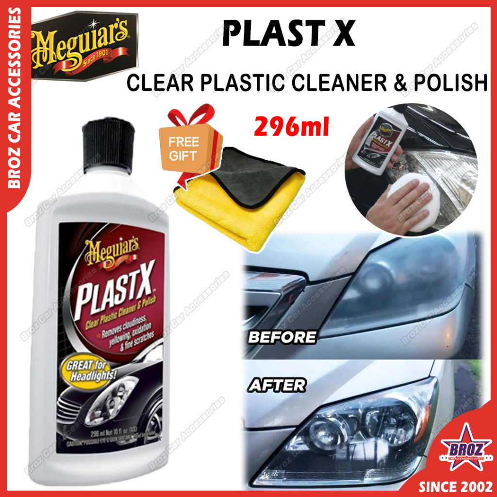 Meguiar's PlastX™ Clear Plastic Cleaner & Polish – Wipe-on Wipe
