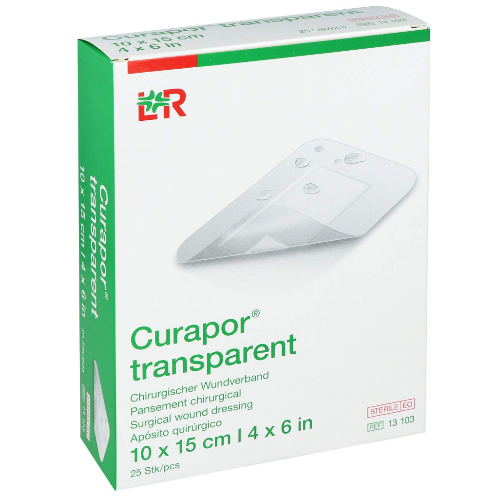 Lohmann & Rauscher Curapor® Transparent Wound Dressing Sterile 10 x ...