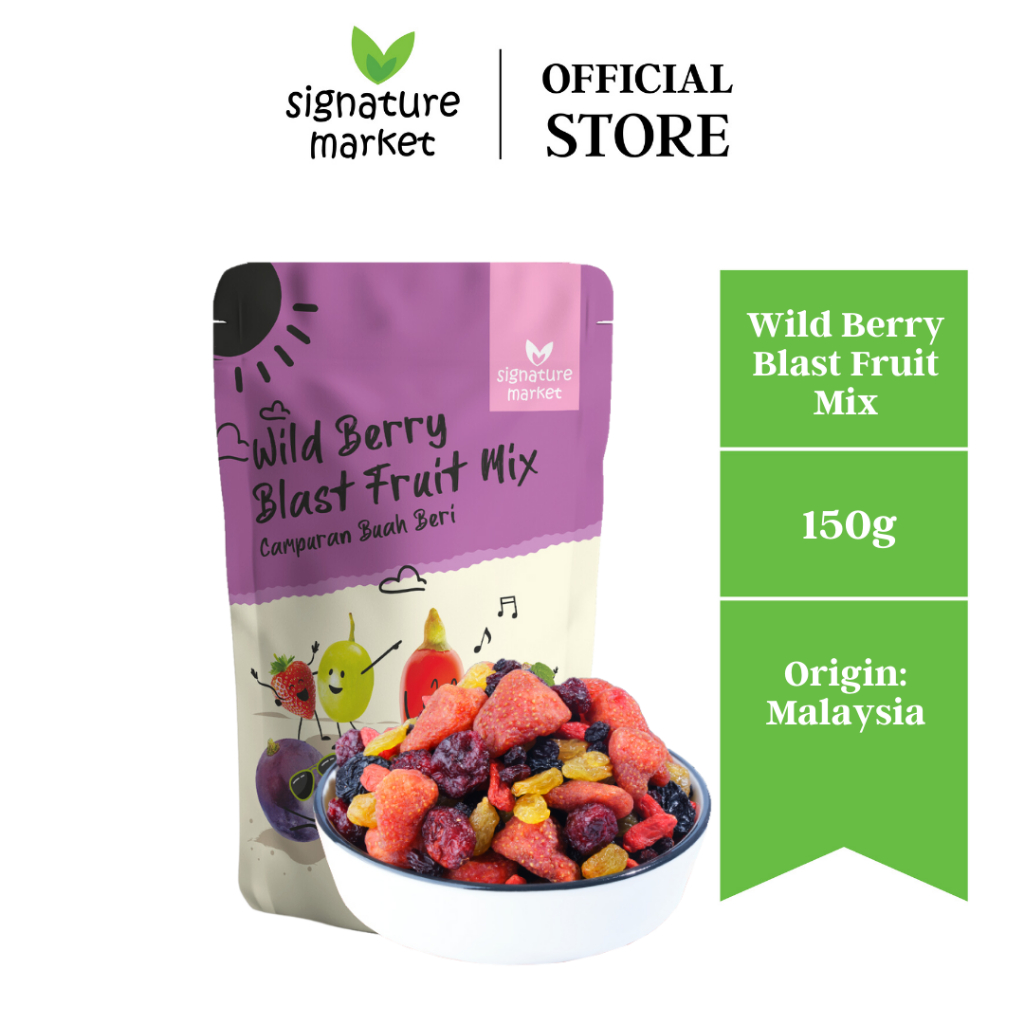 Signature Market Wild Berry Blast Fruit Mix (150g) | Shopee Malaysia