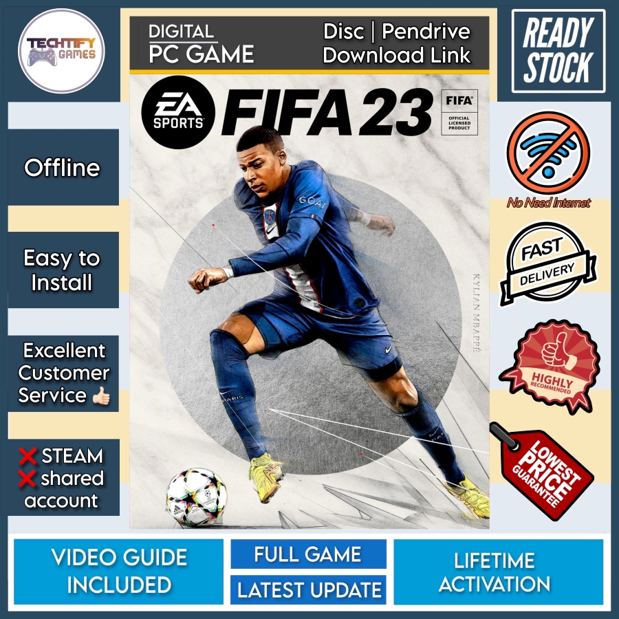 [PC Game] FIFA 23 - Offline [Disc | Pendrive | Download Link] | Shopee ...