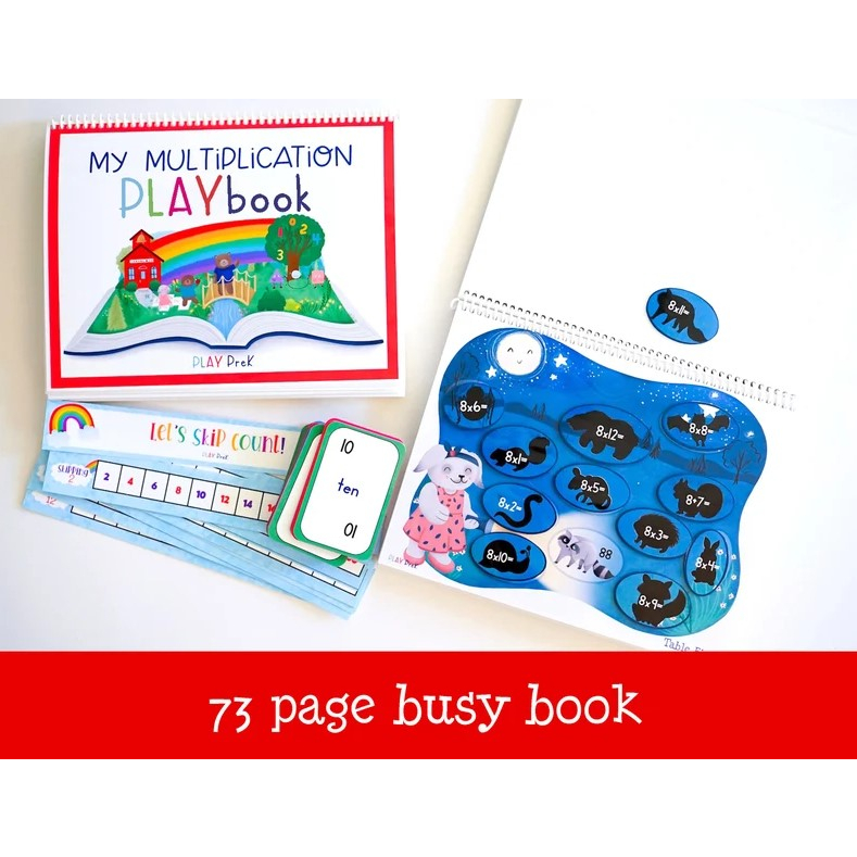 PDF] 73pages++ PreK My Multiplication Learning Kids Printable PDF