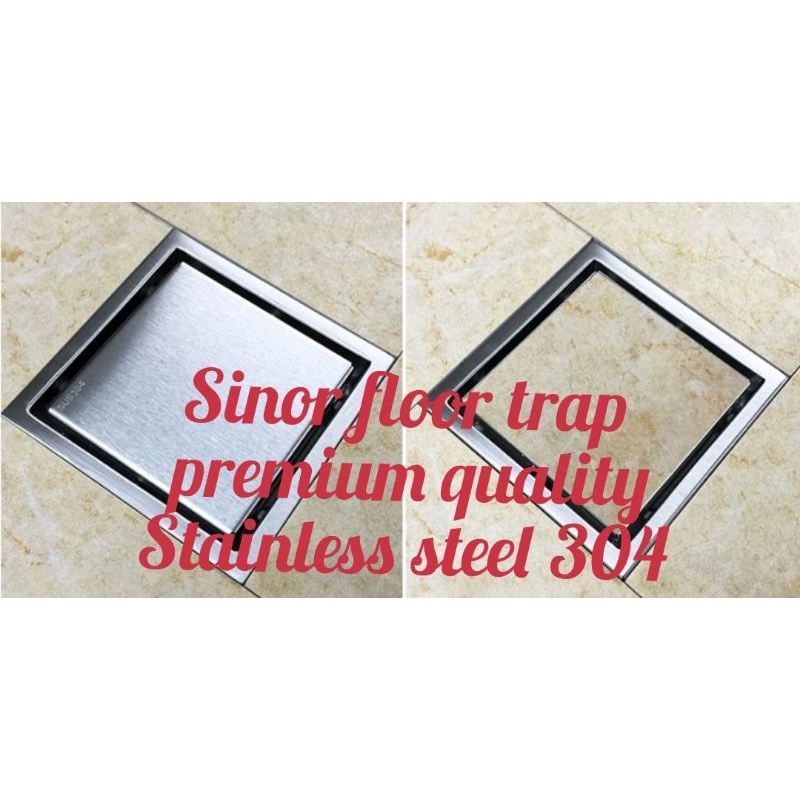 sinor floor grating 6x6 sd-418-6 concealed floor grating floor trap sus ...