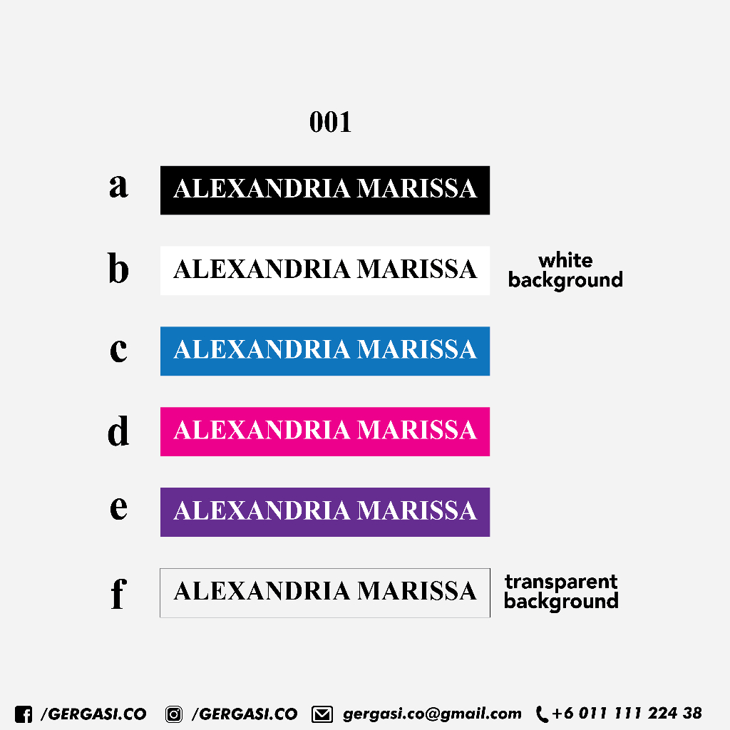 RM10!! STICKER LABEL NAMA | Shopee Malaysia