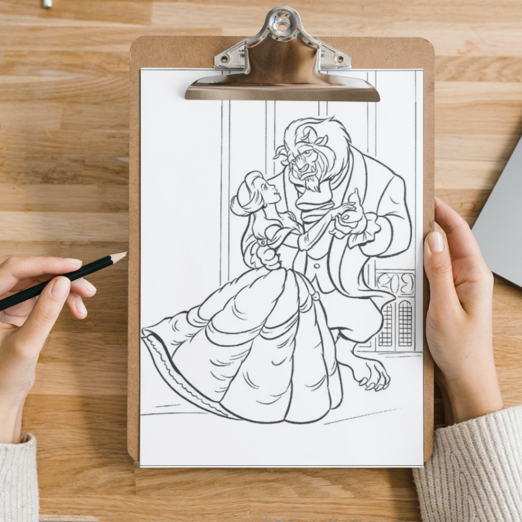 (PDF) Disney Princesses Coloring Pages Printable Buku Mewarna Puteri ...