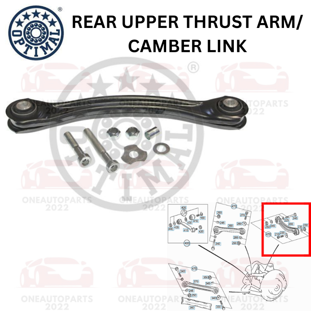 OPTIMAL GERMANY REAR UPPER THRUST ARM CAMBER LINK MERCEDES BENZ W124