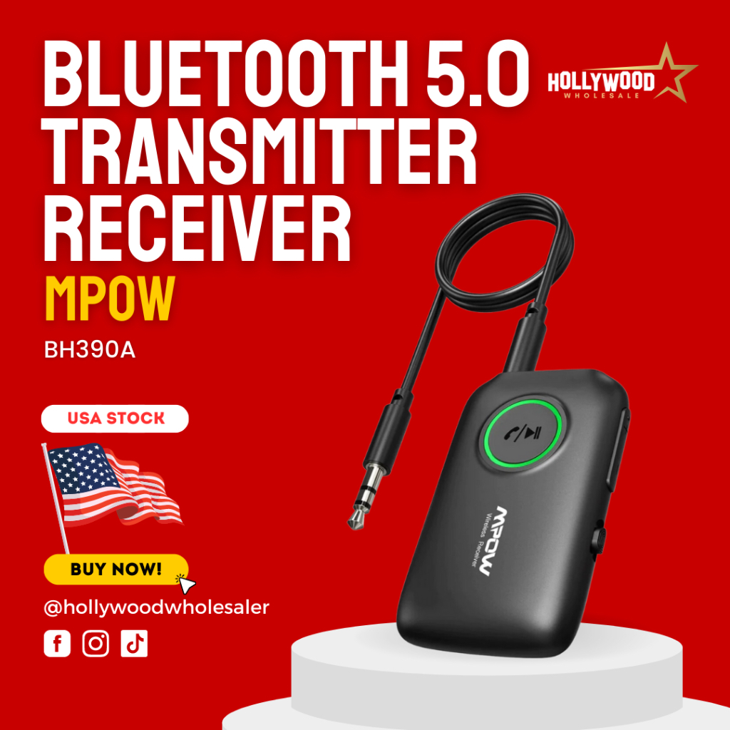 Bluetooth 5.0 Transmitter Receiver Mpow BH390A | Shopee Malaysia