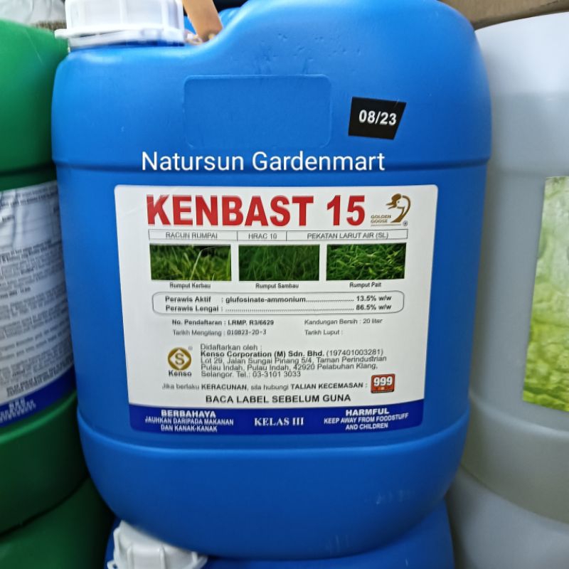(Rumput) 20L Kenbast 15(tanah tak rosak)/Kenso/basta/chamber/tartar/GA ...