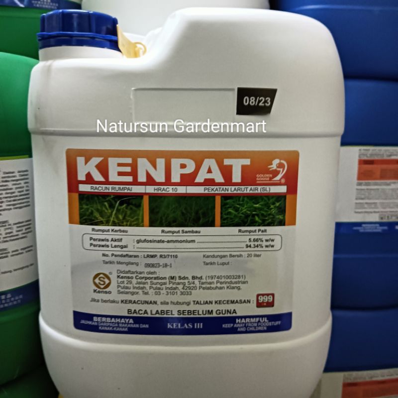(Rumput) 20L Kenpat (tanah tak rosak)/Kenso/basta/GA-5.66%/Racun Rumput ...