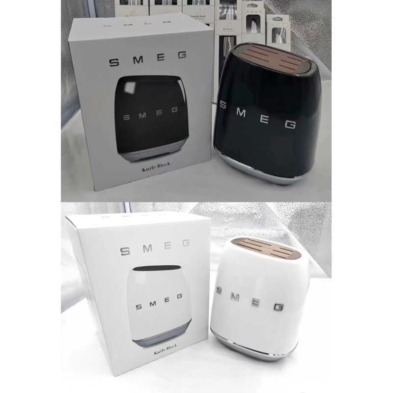 🇲🇾READY STOCK🇲🇾Premium White🤍German SMEG knife set kitchen stainless