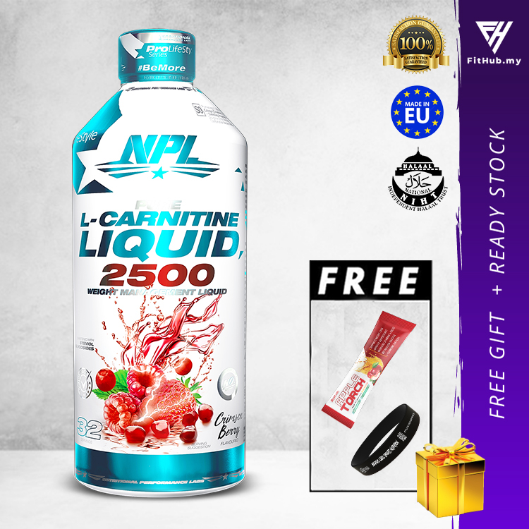 NPL LCarnitine Liquid 2500 480ml Fat Burner Weight loss Boost