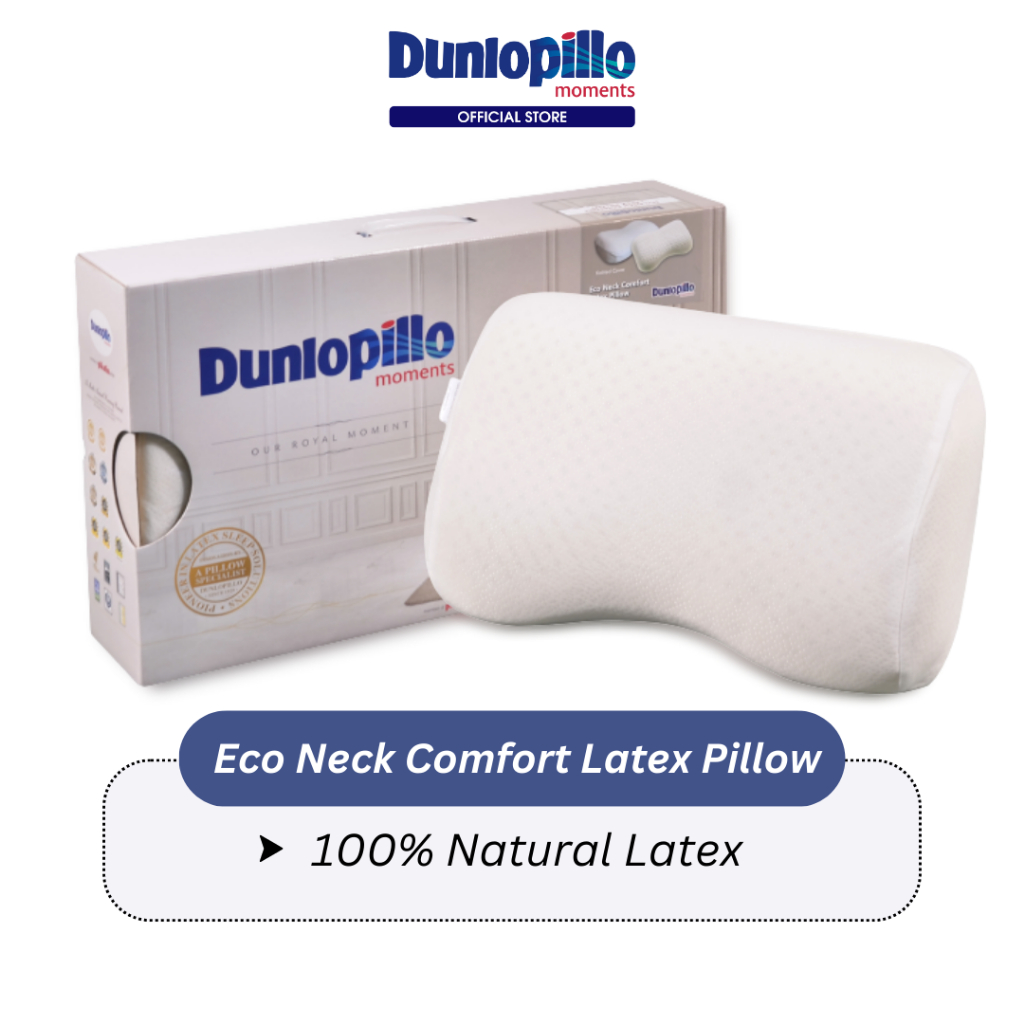 DUNLOPILLO Eco Neck Comfort Latex Pillow Shopee Malaysia