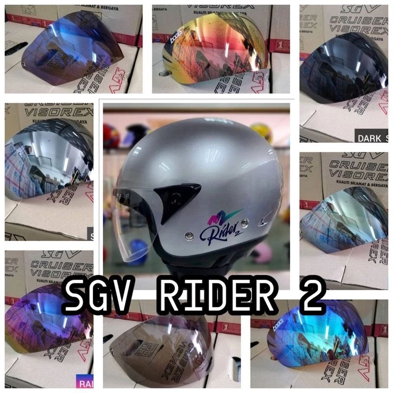FAST SHIPPING VISOR SGV RIDER 2 SIANG MALAM | Shopee Malaysia