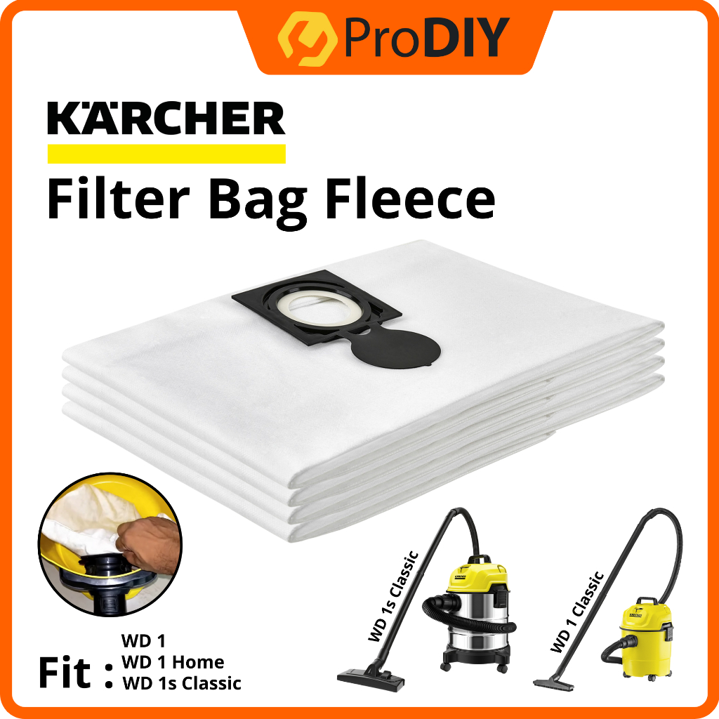 Karcher wd1 dust online bag