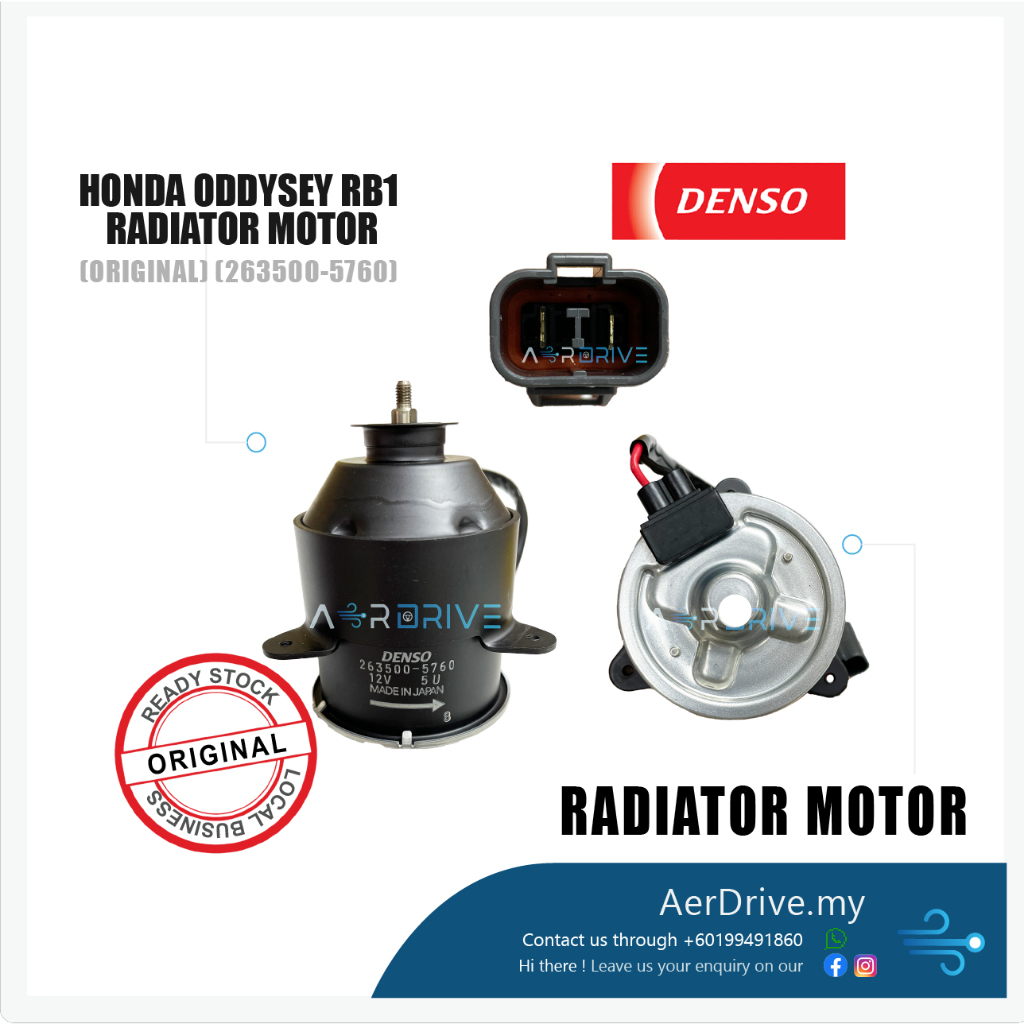 DENSO HONDA ODDYSEY RB1 Radiator Motor (263500-5760) | Shopee Malaysia