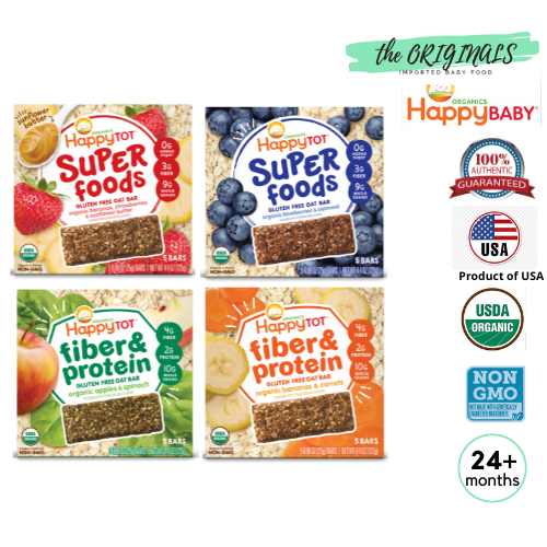 Happy tot fiber sales and protein bars