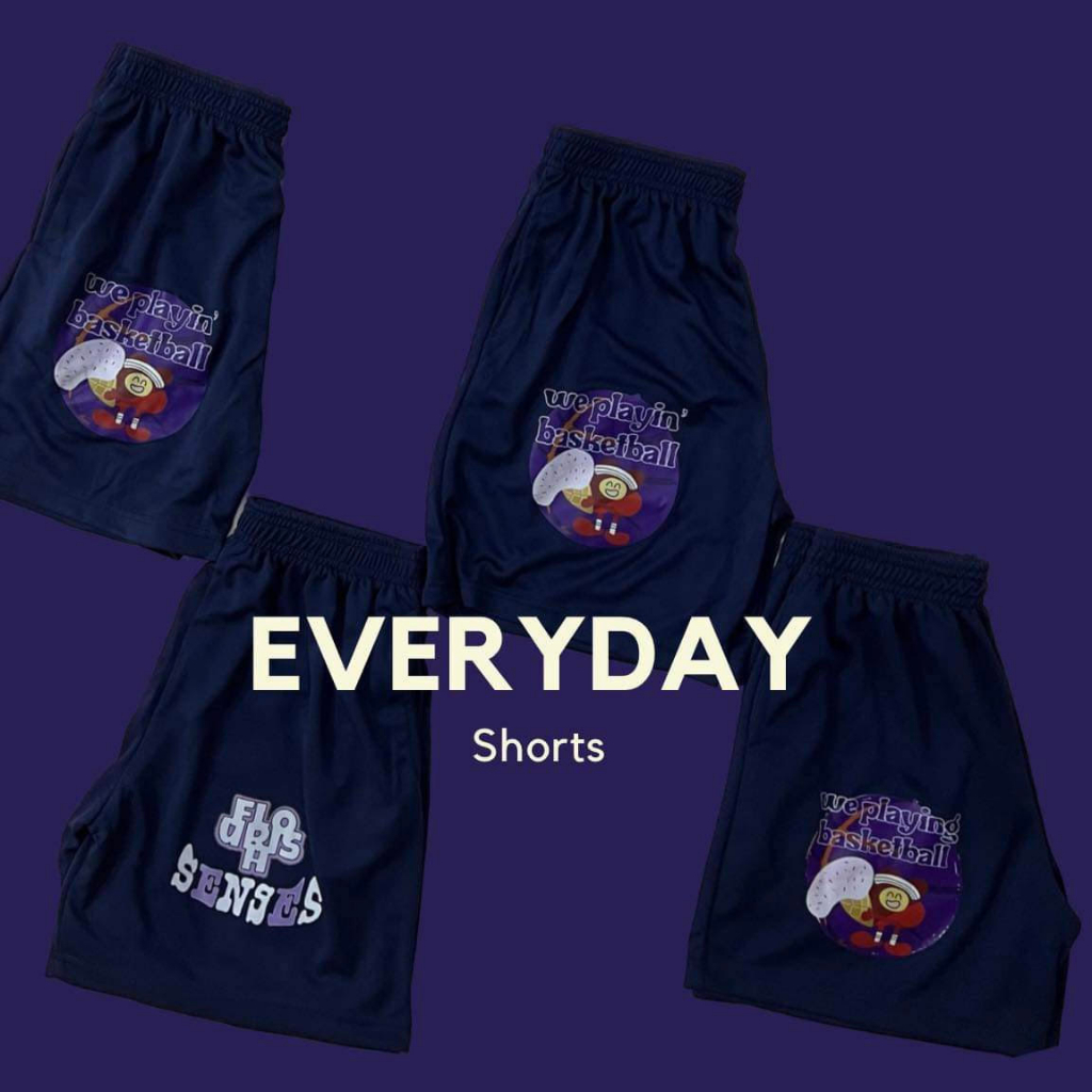 Flourish Senses Everyday Basketball Shorts (unisex) Shopee Malaysia