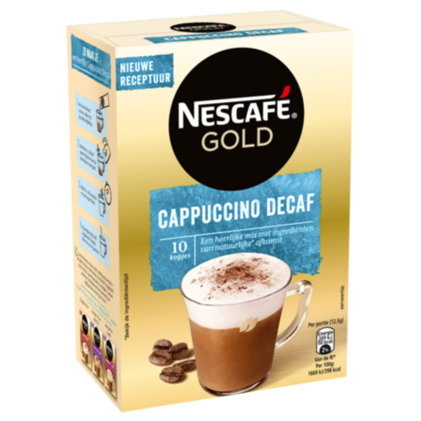 Nescafe Gold Cappuccino Decaf 10mugs, 100 (Assorted) | Shopee Malaysia