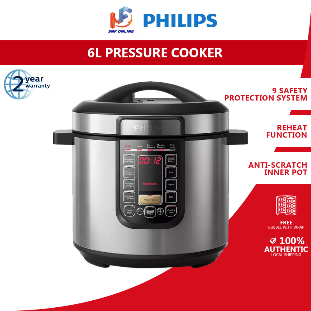 Philips Pressure Cooker 6L HD2237 73 Shopee Malaysia