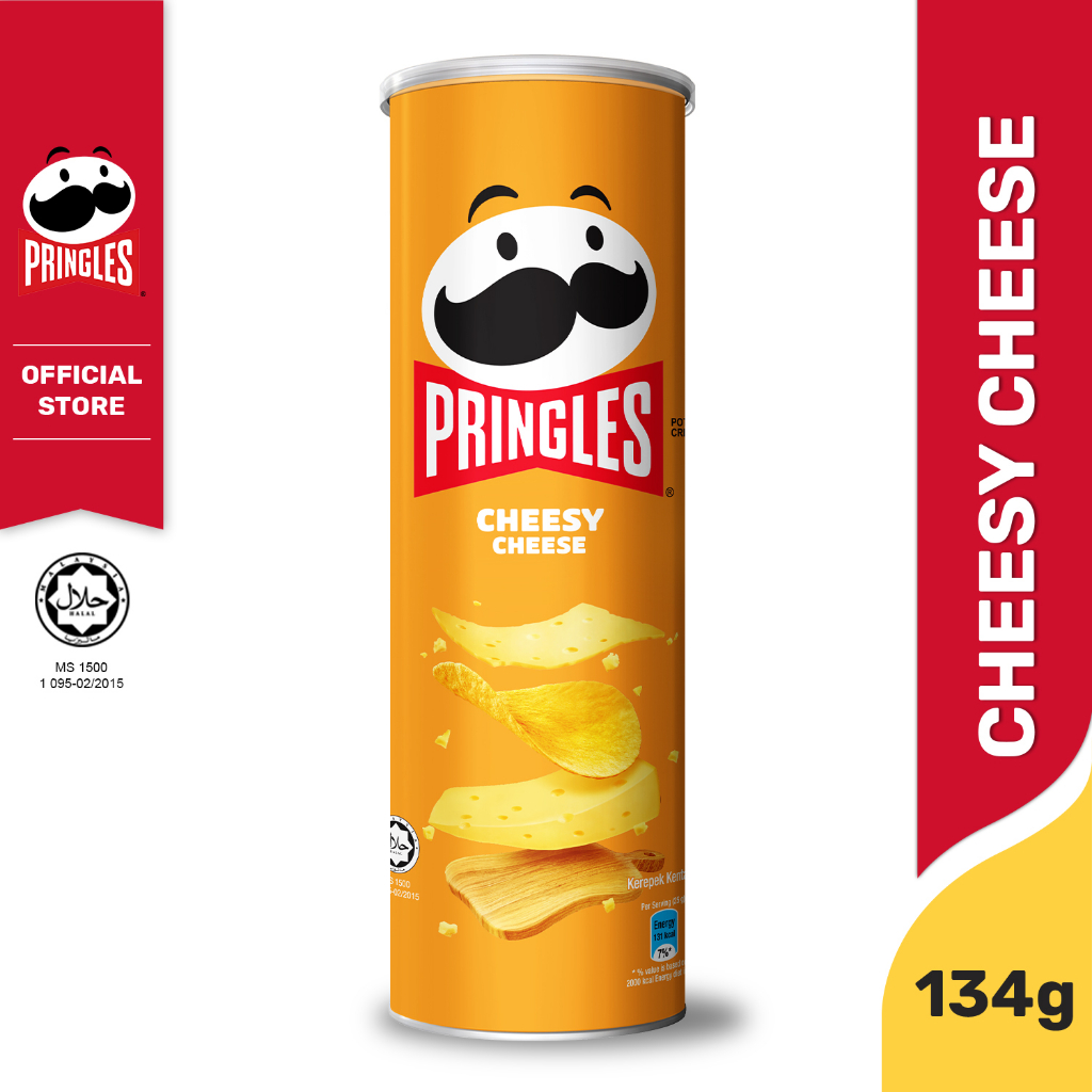 Pringles Potato Chips Snacks - Cheese (134g) | Shopee Malaysia