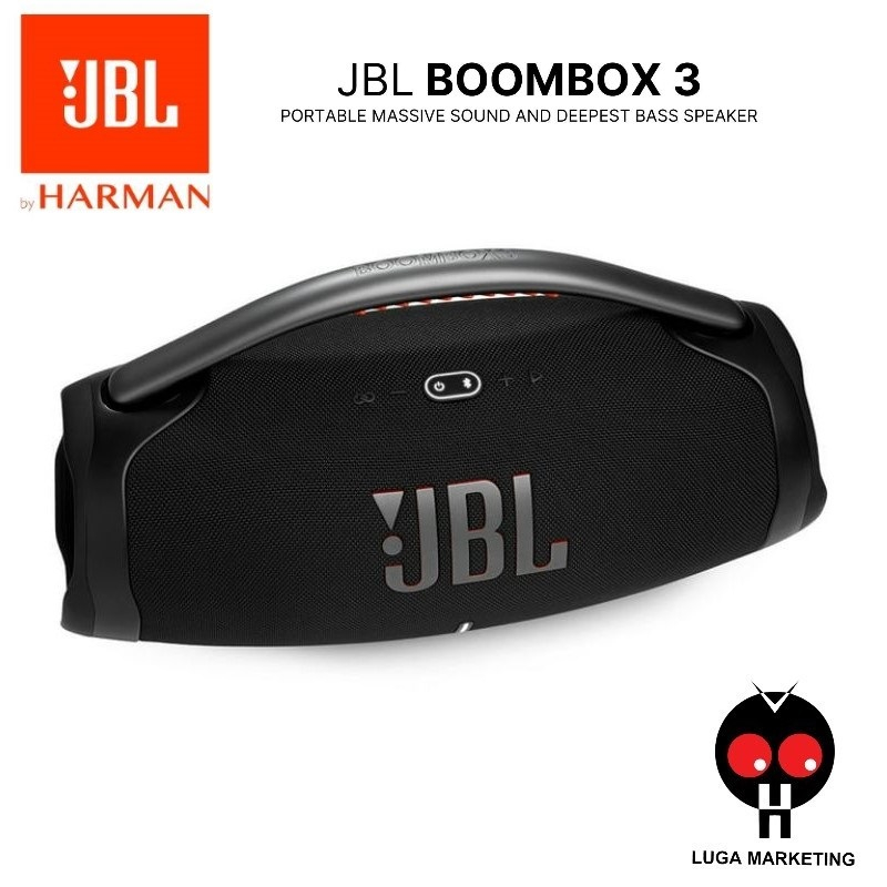 JBL BOOMBOX 3 Portable Bluetooth Speaker With IPX7 Waterproof (Original ...