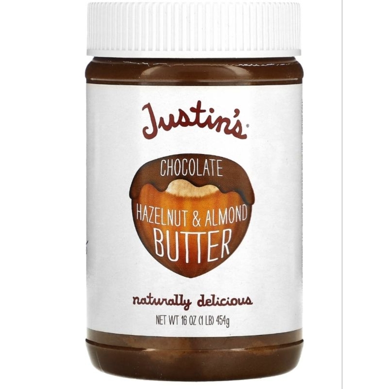 Justin's Nut Butter, Chocolate Hazelnut & Almond Butter or Honey Almond