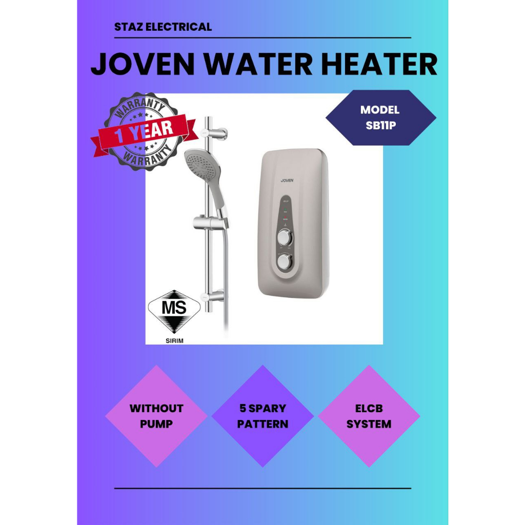Joven Water Heater Pump (SB11P) Shopee Malaysia