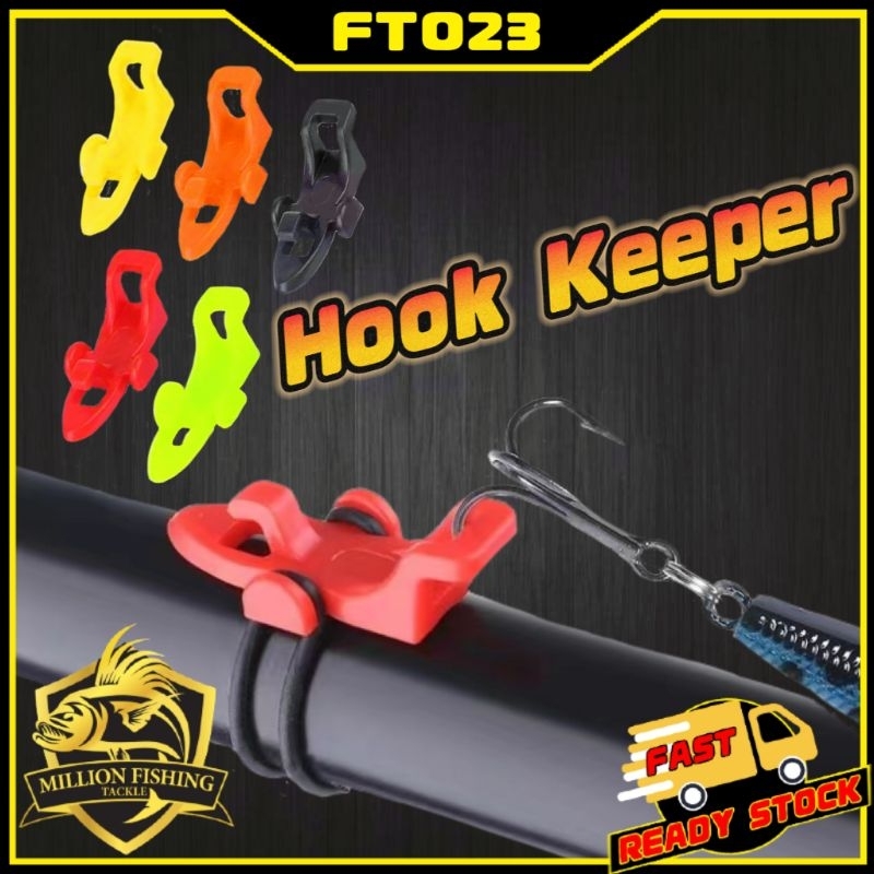 FT023】Hook Keeper Bait Lure Hanger Penyangkut Gewang atas Rod