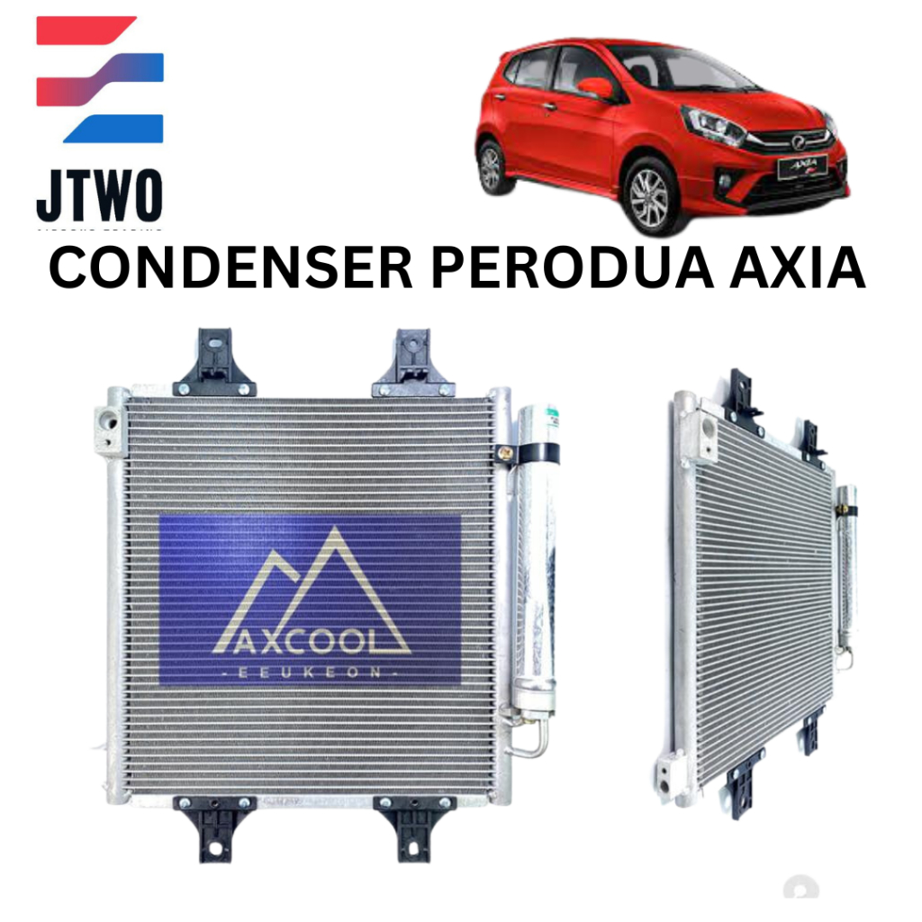 1 YEAR WARRANTY CONDENSER PERODUA AXIA OEM NEW (MODIFIED TO 5MM MODEL