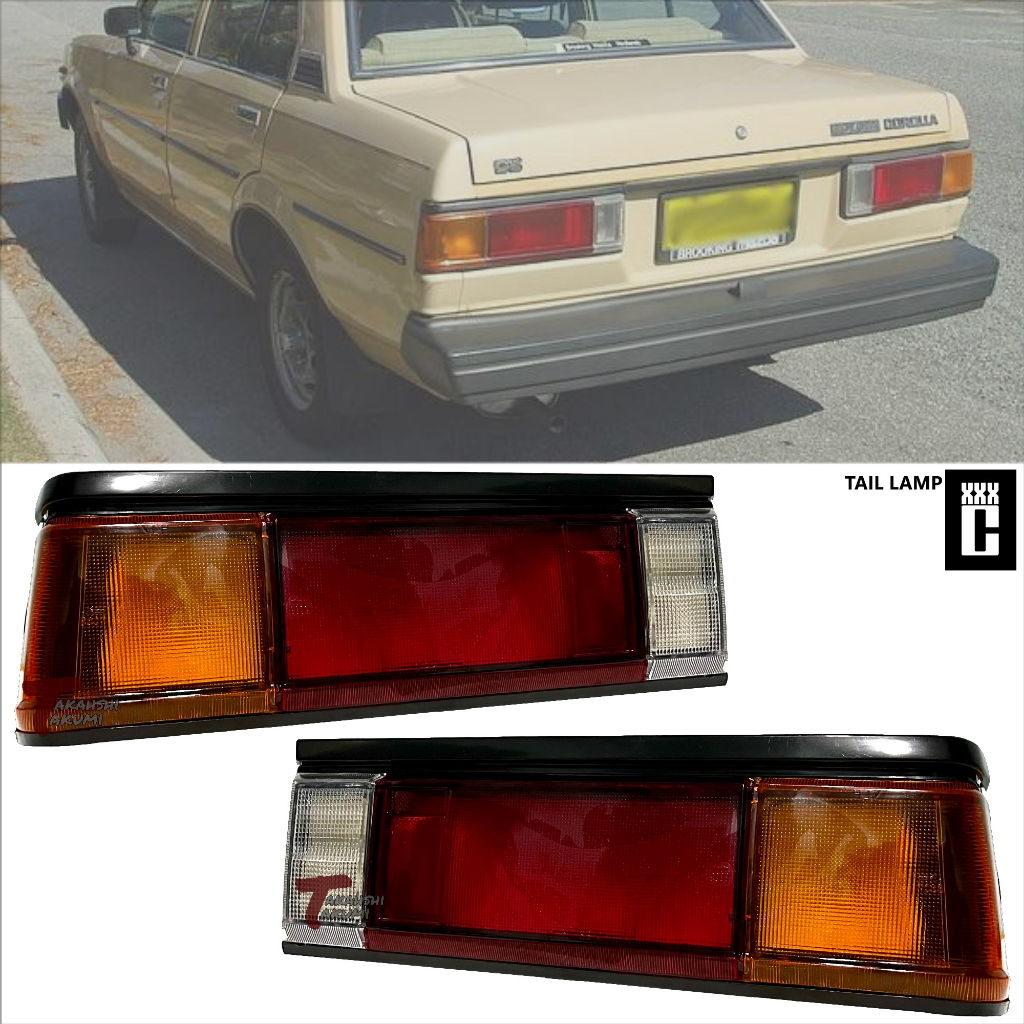 Toyota Corolla DX KE70 AE70 TE71 TE72 (1979) Rear Tail Lamp Lights