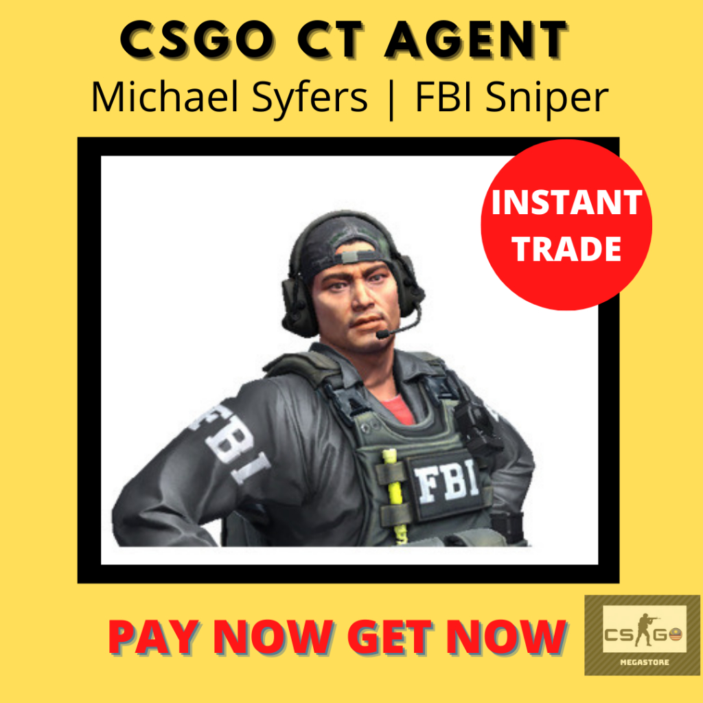 CS2 Agent | CSGO Agent | Counter Strike 2 Skin | CT Agent Michael