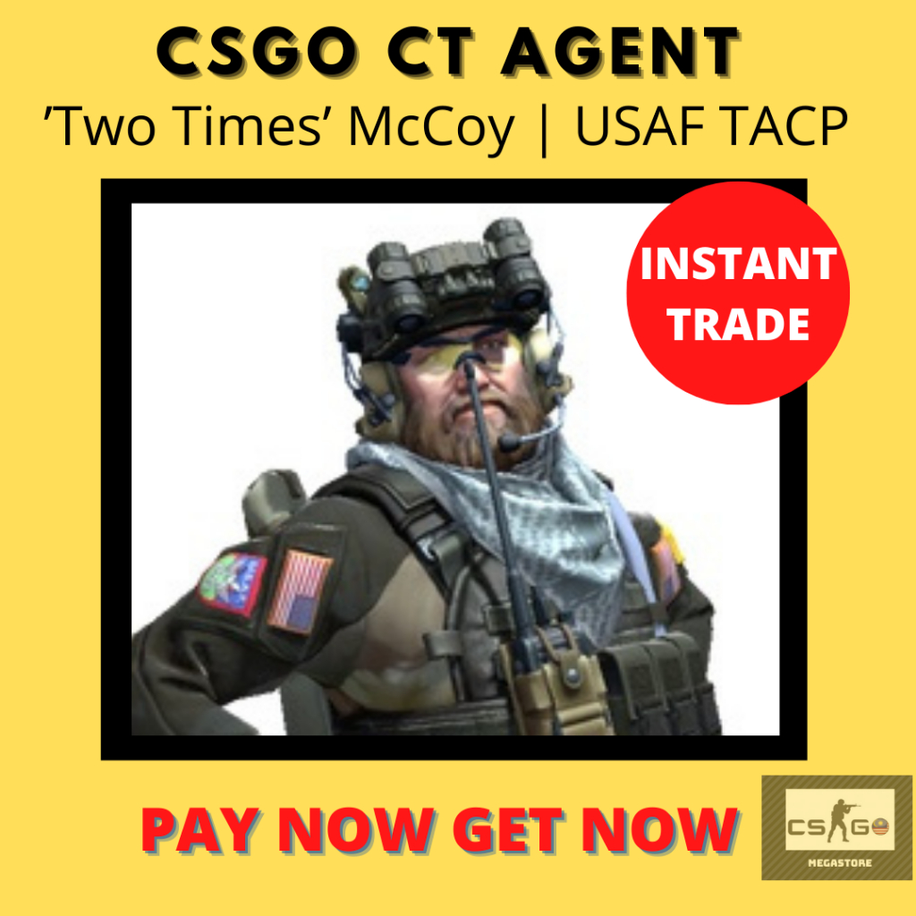 CS2 Agent | CSGO Agent | Counter Strike 2 Skin | CT Agent 'Two Times ...