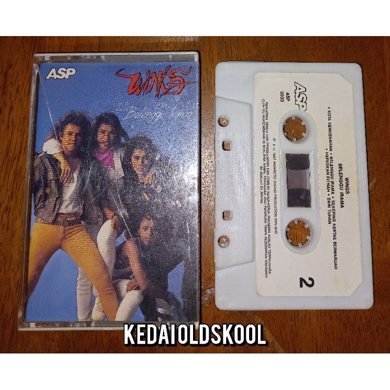 KASET WINGS BELENGGU IRAMA (1987) 1ST PRESS ROCK KAPAK ORIGINAL