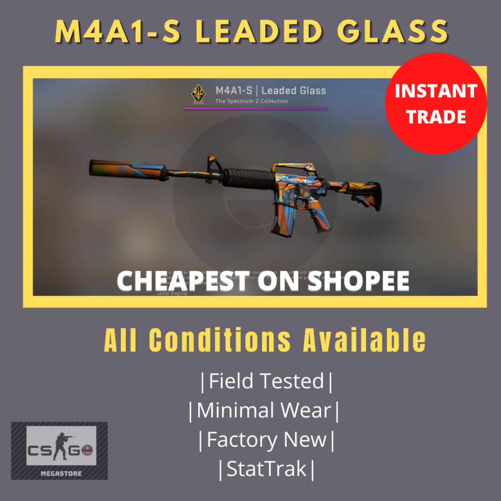 CS2 Skins CSGO Skins M4A1S Leaded Glass All Conditions Pay now