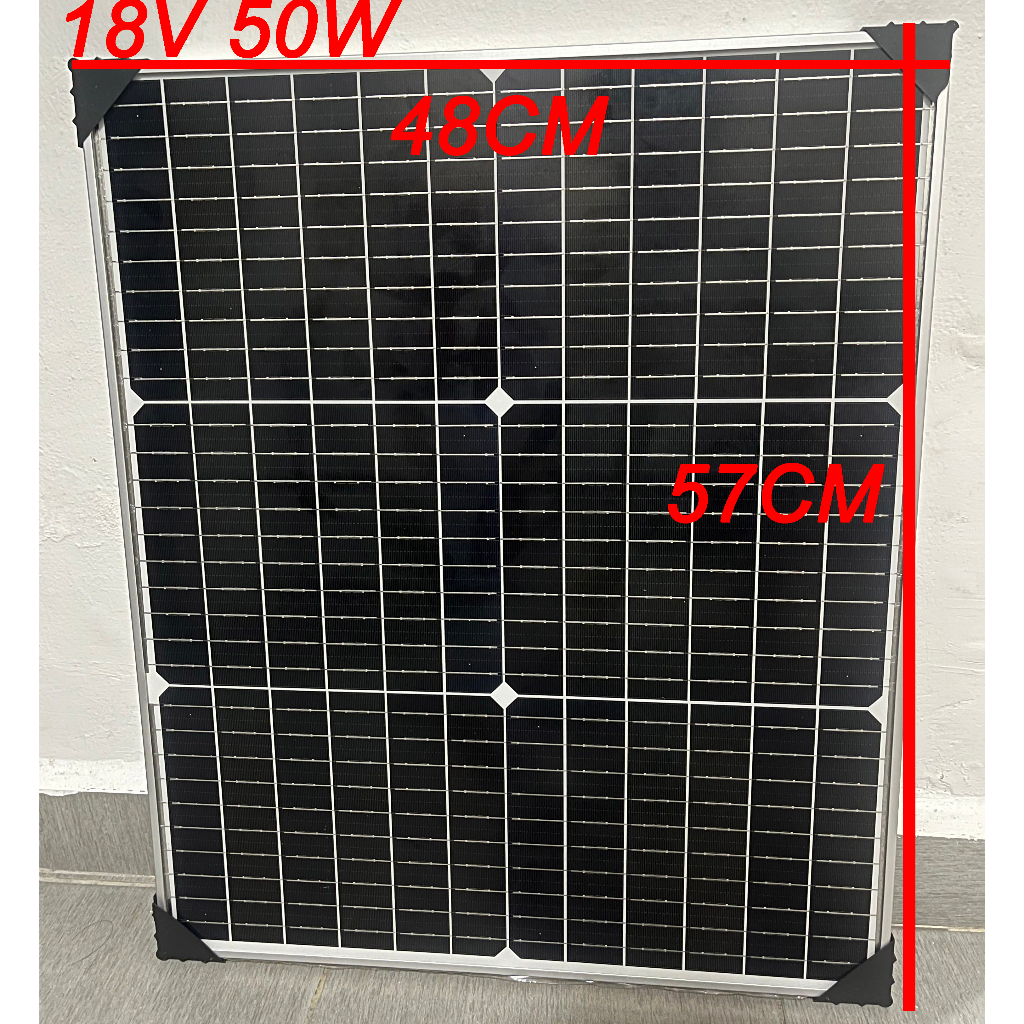 ( 1 YEAR WARRANTY ) Solar Panel 50W 18V GRADE A Solar System (Electric ...
