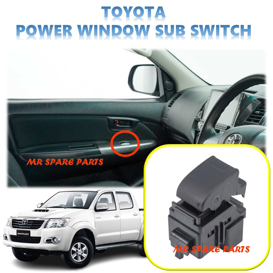 TOYOTA FORTUNER HILUX INNOVA POWER WINDOW SINGLE SWITCH/SUB SWITCH