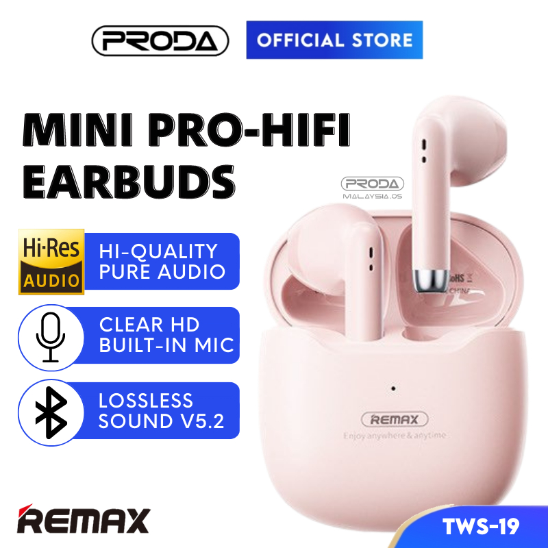 REMAX TWS Earbuds Bass Wireless Earbuds Bluetooth Earbuds Cute Earbuds ...