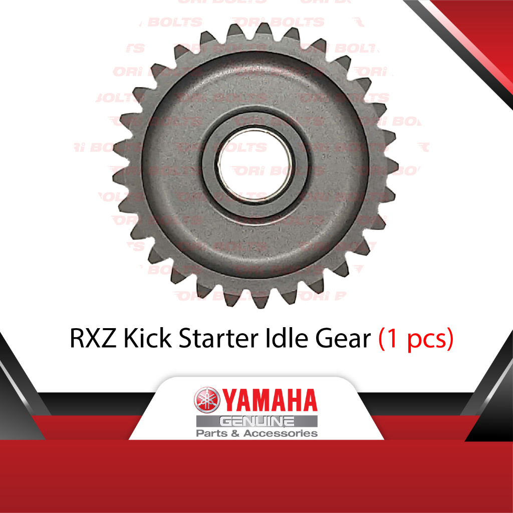 Yamaha Original RXZ (0907) Milli Catalyzer Cata Kick Starter Gear Idle