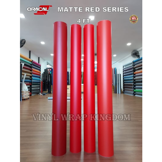 ORACAL 651 Matte Red Vinyl Sticker / Cutting Sticker / Outdoor Sticker ...
