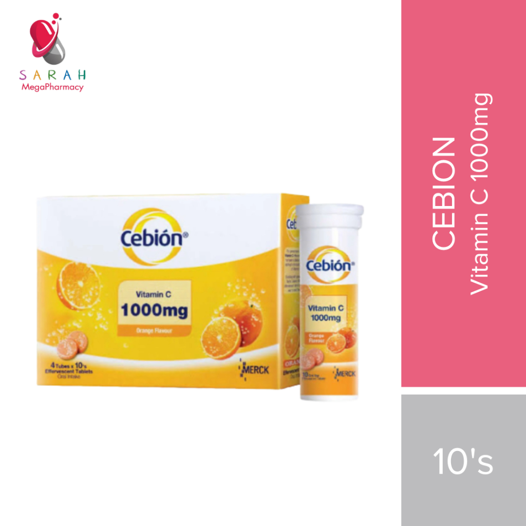 Cebion Vitamin C 1000mg Effervescent Tablet 10s (Expired 10/2024