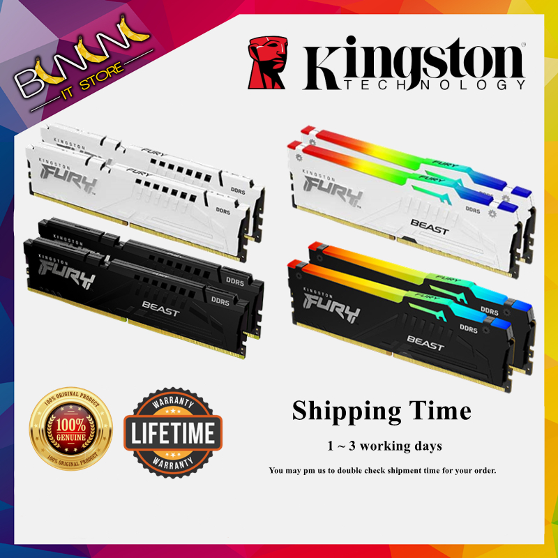 Kingston FURY Beast DDR5 Memory / Kingston FURY Beast DDR5 RGB