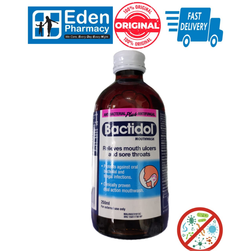 Bactidol Mouthwash 250ml | Shopee Malaysia