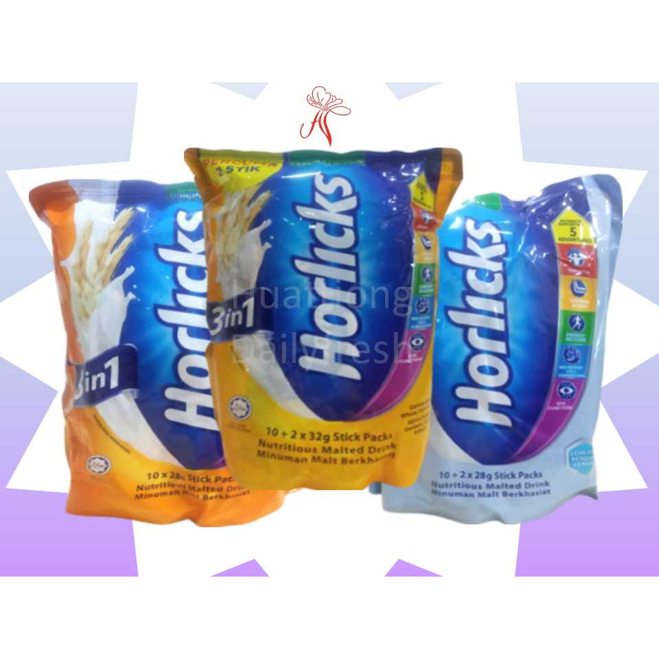 Horlicks 3in1 28GX10'S Original/Cereal/Lite | Shopee Malaysia