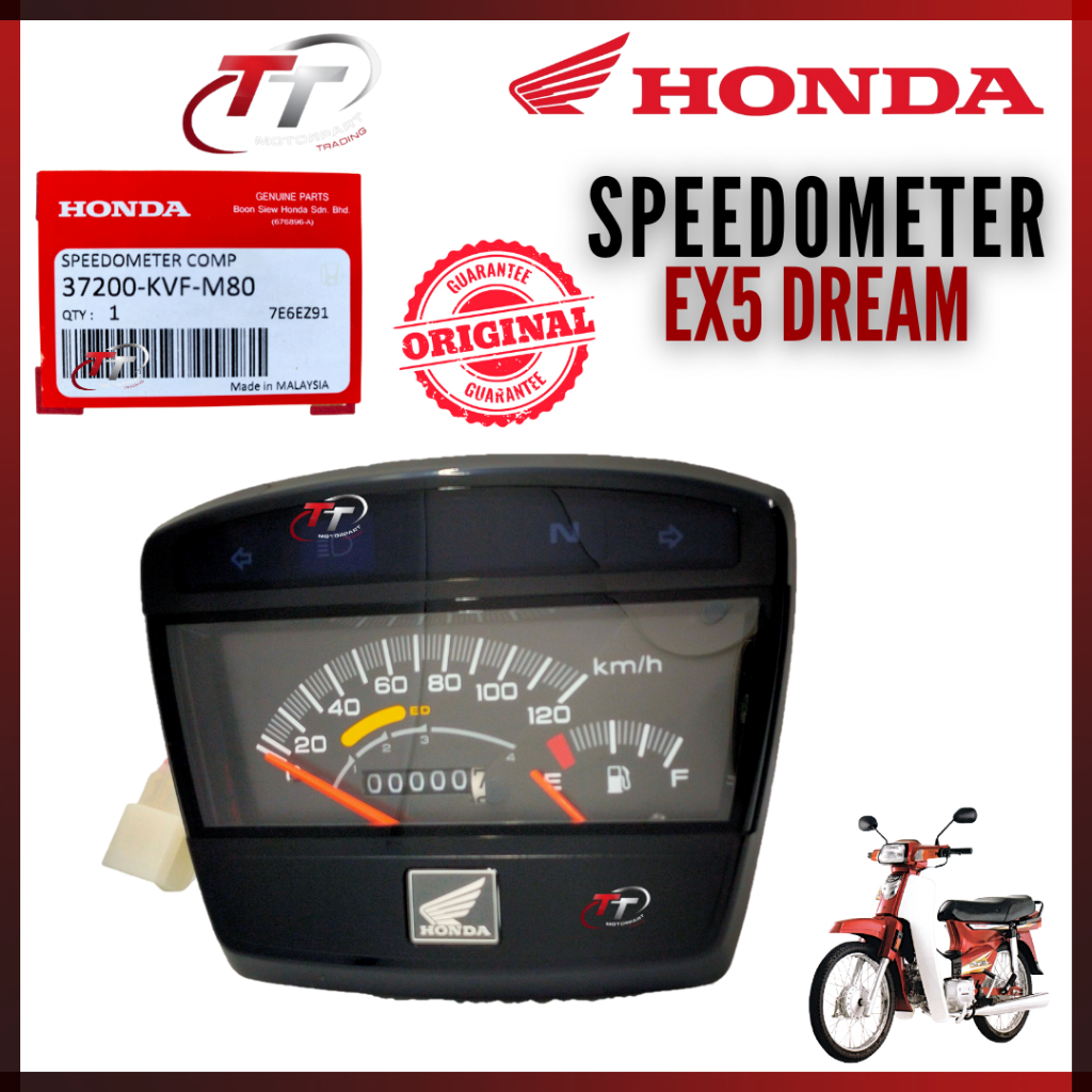 EX5 DREAM HONDA Speedometer Ori Speedo Meter Speed Miter Odometer ...