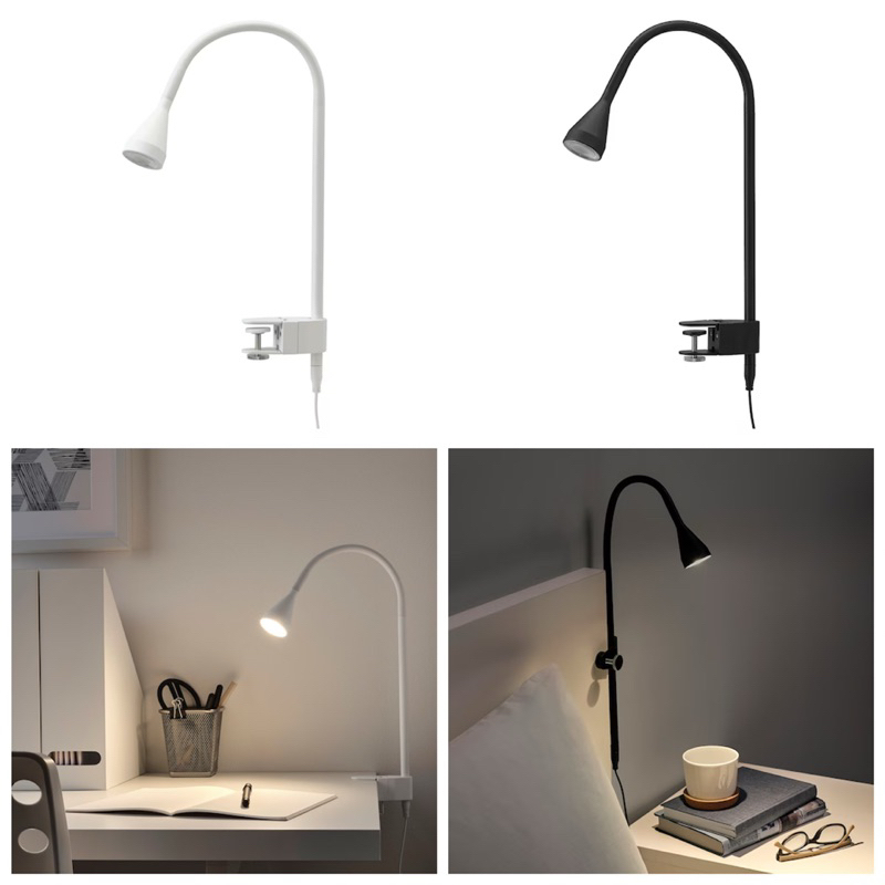 IKEA NAVLINGE Spotlight Clamp Wall Spotlight Lamp Lampu Spotlight
