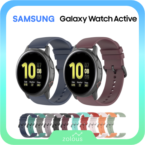 READY STOCK】Samsung Galaxy Watch Active 1/2/4 20mm Silicone TPU