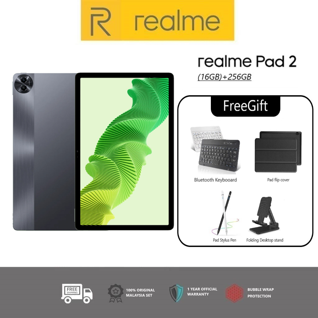 realme Pad 2 LTE + WIFI (6+128GB / 8+256GB) 2K Super Display , 33W ...