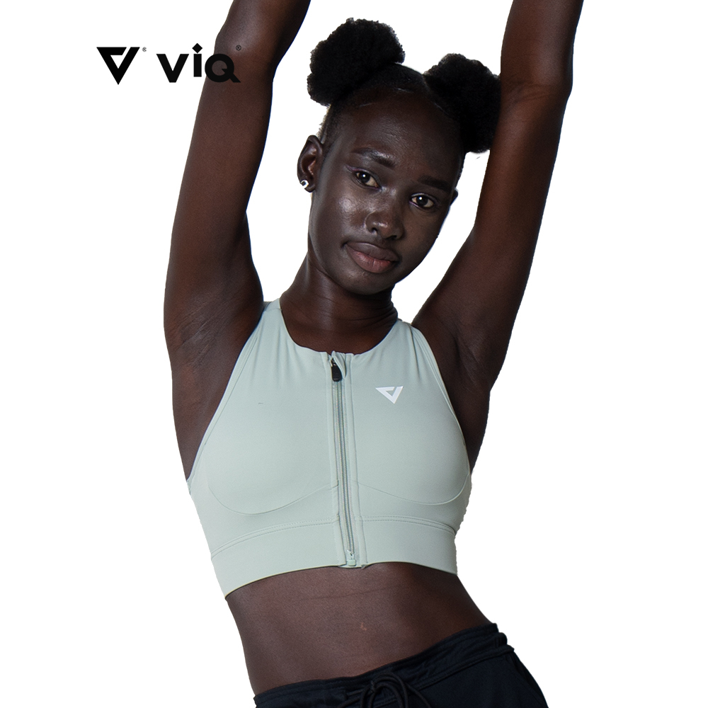 ViQ Front Zipped Workout Sports Bra